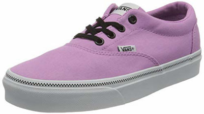 Picture of Vans Women's Doheny Sneaker, White Checker Foxing Orchid White, 9 - Size: 9