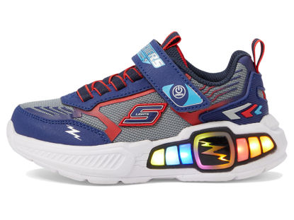 Picture of Skechers Boy's Light Storm 3 Sneaker, Navy/Red, 13 Little Kid - Size: 13 Little Kid