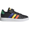 Picture of adidas Grand Court 2.0 Elastic Lace Kids Tennis Shoes - Size: 1 Big Kid