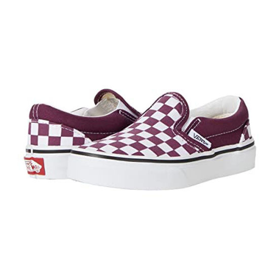 Picture of Vans Slip On (Checkerboard) Grape Wine Size 12 Youth - Size: 12 Little Kid