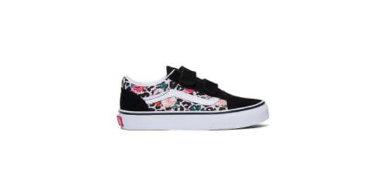 Picture of Old Skool V (Leopard Floral) BLk/Tr Size 11 Youth - Size: 11 Little Kid