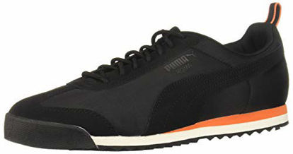 Picture of PUMA Men's Roma Basic Sneaker, Black-Firecracker, 10.5 M US - Size: 10.5