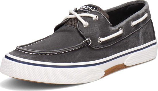 Picture of Sperry Men's, Halyard Boat Shoe Black Twill 10.5 M - Size: 10.5