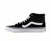 Picture of Vans Unisex High-Top Trainers, Black White, 8 US men - Size: 9.5 Women/8 Men