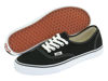 Picture of Vans Unisex Authentic Trainers Skate Shoes Black/White 12 B(M) US Women/10.5 D(M) US Men - Size: 12 Women/10.5 Men