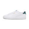 Picture of PUMA Mens Smash 3.0 Leather Sneaker, PUMA Mens White-Malachite-PUMA Mens Gold, 9.5 - Size: 9.5