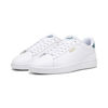 Picture of PUMA Mens Smash 3.0 Leather Sneaker, PUMA Mens White-Malachite-PUMA Mens Gold, 9.5 - Size: 9.5