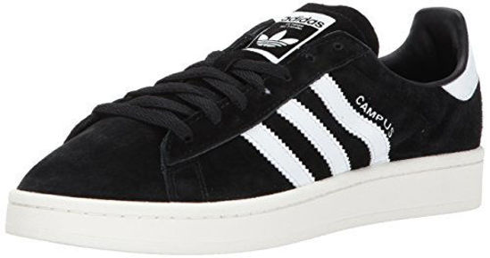 Picture of adidas Originals Men's Campus Sneaker, Black Chalk White, 4 Medium US - Size: 4