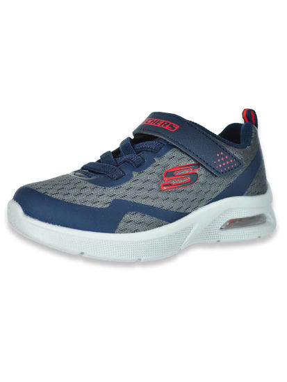 Picture of Skechers boys Microspec Max Sneaker, Charcoal/Navy, 13.5 Little Kid US - Size: 13.5 Little Kid