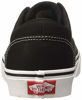 Picture of Vans Doheny Trainers, Black Canvas Black White 187, 5.5 - Size: 5.5