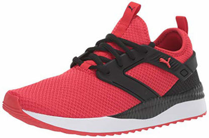 Picture of PUMA Pacer Next Excel Sneaker, High Risk red Black White, 7 M US - Size: 7