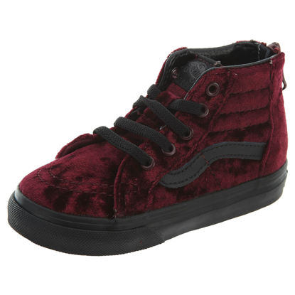 Picture of Vans Sk8-Hi Zip (Velvet) Toddlers Style: VN0A32R3-F17 Size: 6 - Size: 6