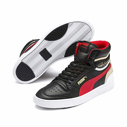 Picture of PUMA Mens Ralph Sampson Mid Black High Top Sneakers Shoes 10.5 - Size: 10.5