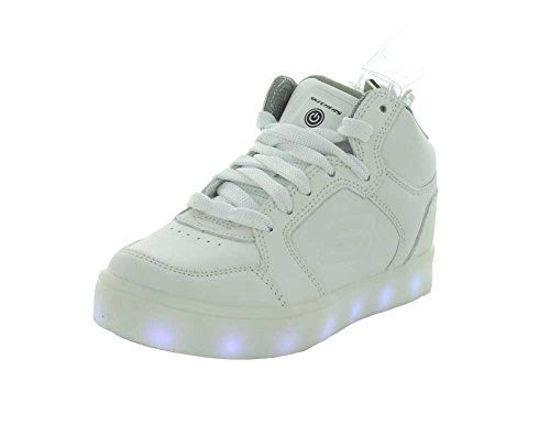 Picture of Skechers Kids Boys Energy Lights Sneaker,11 M US Little Kid,White - Size: 11 M US Little Kid