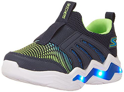 Picture of Skechers boys Erupters Iv-zandor Sneaker, Navy/Lime, 2.5 Little Kid US - Size: 2.5 Little Kid