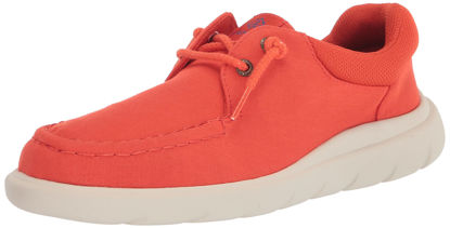 Picture of Sperry Men's Captain's MOC SEACYCLED Sneaker, Orange, 7 - Size: 7