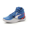 Picture of PUMA Mens Playmaker Pro Mid Basketball, PUMA Mens Black-Persian Blue-Fire Orchid-Ultra Blue, 11 - Size: 11