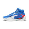 Picture of PUMA Mens Playmaker Pro Mid Basketball, PUMA Mens Black-Persian Blue-Fire Orchid-Ultra Blue, 11 - Size: 11