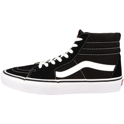 Picture of Vans Unisex Sk8-Hi Skate Shoe (13 M US, Black/White) - Size: 13