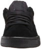 Picture of PUMA Suede JR Sneaker Black Silver, 6.5 M US Big Kid - Size: 6.5 Big Kid