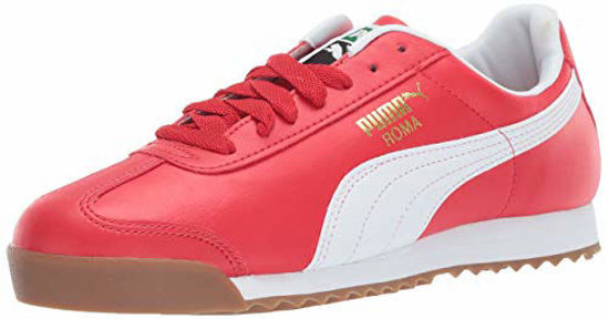 Picture of PUMA Men's Roma Basic Sneaker, high Risk red w, 8 M US - Size: 8