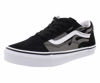 Picture of Vans Kids J Old Skool Black Grey Flame Size 6.5 - Size: Medium