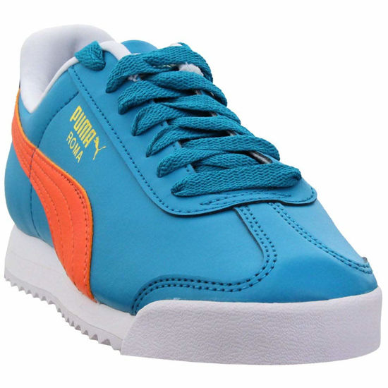 Picture of PUMA Men's Roma Basic Sneaker, Caribbean sea-Nasturtium, 8 M US - Size: 8