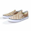 Picture of Vans Classic Slip On Checkerboard Beige/Brown/White Unisex Shoes Women/Men (12.0 Men/ 13.5 Women) - Size: 13.5 Women/12 Men