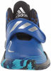 Picture of adidas unisex baby Deep Threat Basketball Shoe, Royal Blue/Black/Navy, 12 Little Kid US - Size: 12 Little Kid