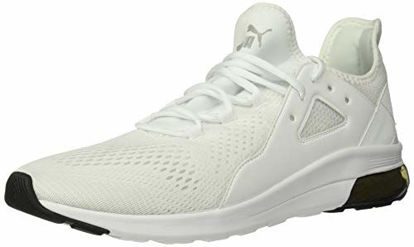 Picture of PUMA Unisex-Adult Electron Street Sneaker, White-High Rise Black, 6.5 - Size: 6.5