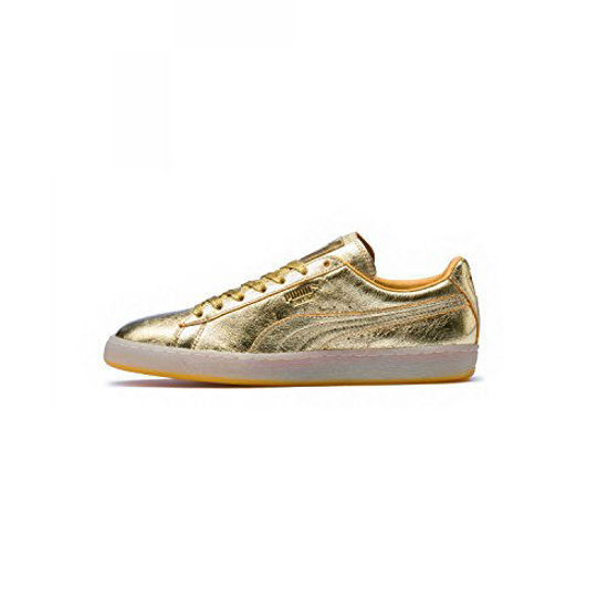 Picture of PUMA Mens Suede Classic 50th Casual Sneakers, Gold, 4 - Size: 4