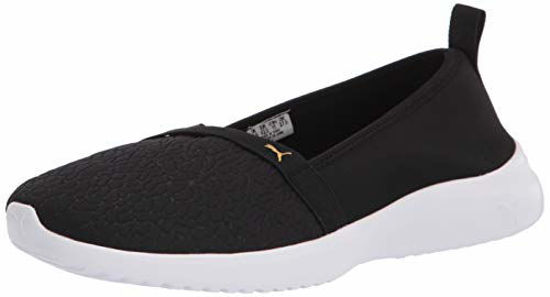 Picture of PUMA Women's Adelina Sneaker Black-Gold White, 10 - Size: 10