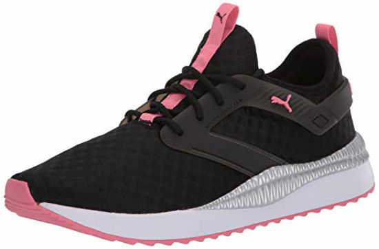 Picture of PUMA Pacer Next Excel Sneaker, Black-Bubblegum White, 5.5 M US - Size: 5.5