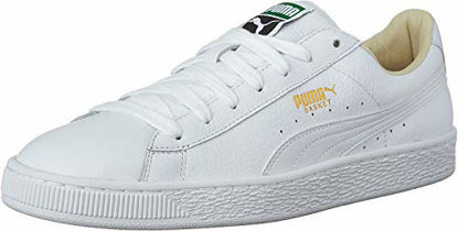 Picture of PUMA Men's Basket Classic LFS Sneaker, White-White, 5.5 - Size: 5.5