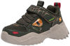 Picture of Skechers Kids Boy's 402235L Sneaker, Olive/Brown, 1 Little Kid - Size: 1 Little Kid