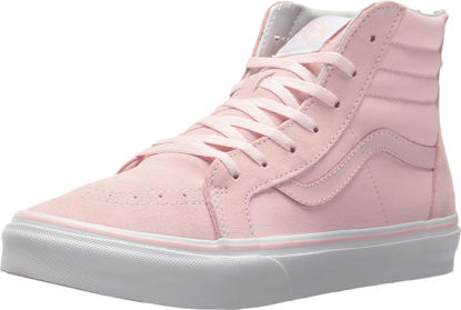 Picture of Vans Kids K SK8-HI Zip Chalk Pink True White Size 2 - Size: 2 Little Kid