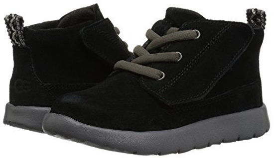 Picture of UGG Kids' Canoe Suede Sneaker, Black, 12 M US Little Kid - Size: 12 Little Kid