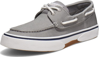 Picture of Sperry Men's, Halyard Boat Shoe Gray 8.5 W - Size: 8.5 Wide