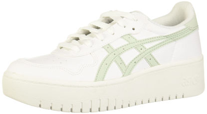 Picture of ASICS Women's Japan S PF Sportstyle Shoes, 7, White/Lichen Rock - Size: 7