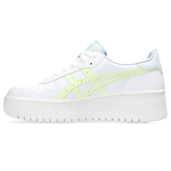 Picture of ASICS Women's Japan S PF Sportstyle Shoes, 11, WHITE/ILLUMINATE YELLOW - Size: 11