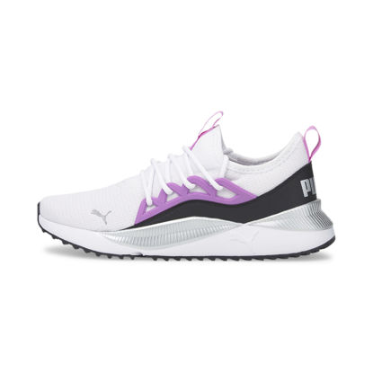 Picture of Puma Women's Pacer Future Allure Sneaker, White-Opera Mauve Black, 7 - Size: 7