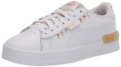 Picture of PUMA Women's Jada Sneaker, Bling White-White-Team Gold, 5.5 - Size: 5.5