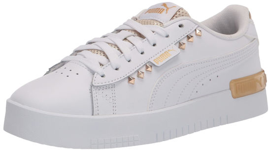 Picture of PUMA Women's Jada Sneaker, White White Team Gold, 6 - Size: 6