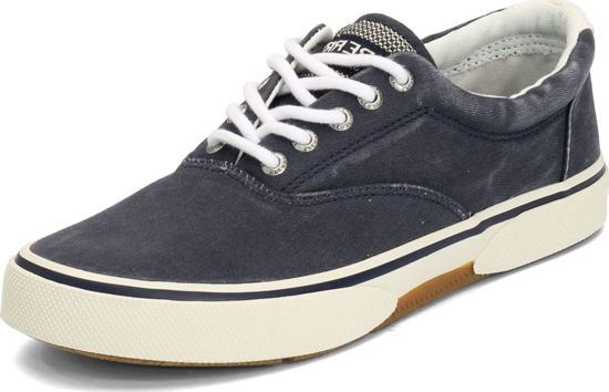 Picture of Sperry Halyard Laceless Salt Washed Navy 11 - Size: 11