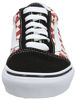 Picture of Vans Kids K Old Skool V Checkerboard Black RED Size 12 - Size: 12 Little Kid