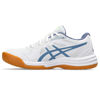 Picture of ASICS Kid's Upcourt 5 Grade School Court Shoes, 2.5, White/Denim Blue - Size: 2.5 Big Kid