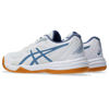 Picture of ASICS Kid's Upcourt 5 Grade School Court Shoes, 2.5, White/Denim Blue - Size: 2.5 Big Kid