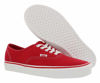 Picture of Vans Men Authentic Lite + Canvas (red) - Size: 8