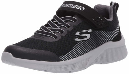 Picture of Skechers Kids Boy's MICROSPEC-GORZA Sneaker, Black/Grey, 2.5 Little Kid - Size: 2.5 Little Kid