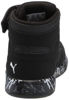 Picture of PUMA Rebound Layup Mid Hook and Loop Sneaker, Black Black, 12 US Unisex Little Kid - Size: 12 Little Kid